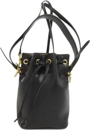 Fendi Pre-owned Bucket Bags, female, Black, Size: ONE SIZE Pre-owned Vintage Bucket Bag