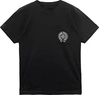 Chrome Hearts Tops, Heren, Zwart, M, Katoen, Los Angeles Exclusive Horseshoe Long Sleeve T-shirt