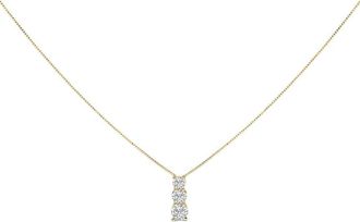 House of Brilliance Haus Of Brilliance 14K 0.50 Ct. Tw. Lab-Grown Diamond Pendant Necklace