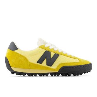 New Balance Unisex Gator Run en Amarillo/Negro, Gamuza/Malla, Talla 37.5