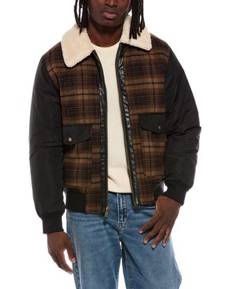 Scotch & Soda Mixed Media Wool-Blend Jacket