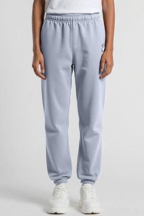 Dalix Heartly Ghost Midweight Relaxed Fleece Track Pants in Powder at Nordstrom, Size Xx-Large