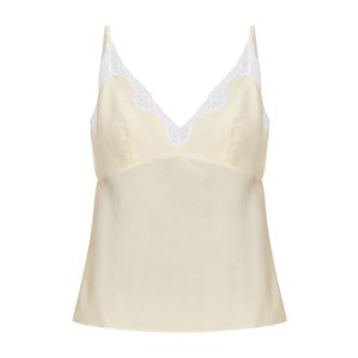 Poss&eacute; Tabitha Top - Tops - Mujer - Amarillo - XS