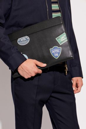 Paul Smith Leather Bag, Mens, Black
