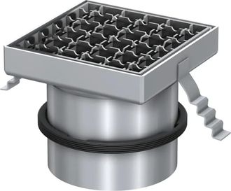 Aco Aco Pieza Superior Passavant 150x150/ L15 Acero Inox./ Antideslizante/rejilla Colocada Suelta, 5141.92.22