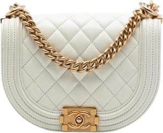 Chanel Pre-owned Borsa a tracolla trapuntata in pelle Caviar - - Pre-owned - Donna - Bianco - ONE SIZE