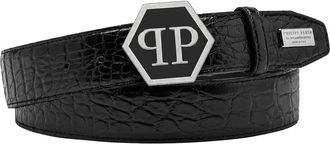 Philipp Plein Accessoires, Heren, Zwart, 90 CM, Belts