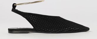 Jil Sander Ballerina slingback in camoscio traforato