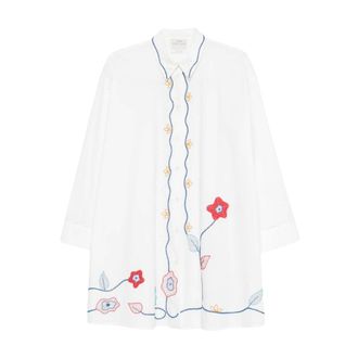 Forte_Forte Shirt Dresses, female, White, Size: 3XS My Dress Crystal