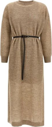 Brunello Cucinelli Mujer, Vestidos, Beige, Talla: S
