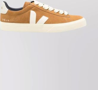 Veja bold suede sneakers with contrast heel tab