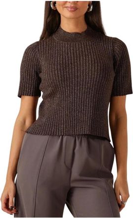 Access Fashion Access Fashion, Dames, Truien, Bruin, Maat: S/M Viscose