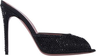 PARIS TEXAS High Heel Sandalen - Dames - Muiltjes - Zwart - 39 EU - Schoenen