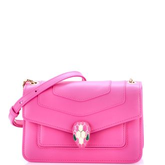 Bulgari Serpenti Forever Shoulder Bag Leather Mini