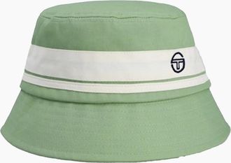 Sergio Tacchini Mens Sergio Tacchini Newsford Bucket Hat Quiet Green/Gardenia - Size: ONE size