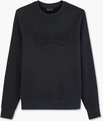 Eden Park Sweatshirt - Heren - Sweatshirts - Blauw - 2XL - Katoen - Hoodies & sweatvesten