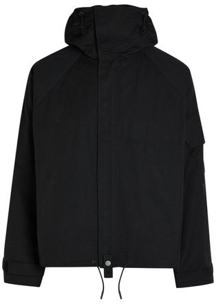 Cole Buxton Hooded Cotton-blend Jacket - Black - XL
