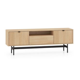 Selsey Selsey Heggers - Mueble Tv 3 Puertas - Roble Mavelie - 150 Cm