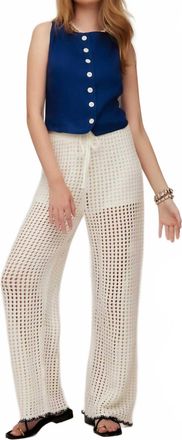Fifteen Twenty Womens Elis Sleeveless Button-Up Top In Sea