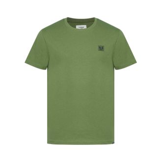 Firetrap Katoenen heren-T-shirt (Kaki Groen)