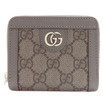 Gucci Gray Pvc Wallet (Bi-Fold) (Pre-Owned)