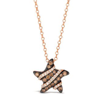 Le Vian Ladies Godiva Pendant Necklace set in 14K Strawberry Gold TTED 5