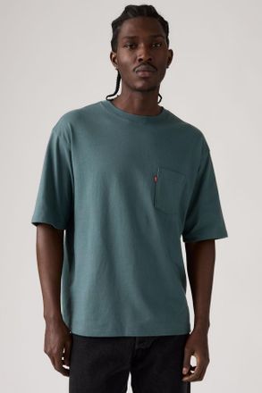 Levi's Half-Sleeve Pocket Tee - Uomo - L - Blu / Dark Slate