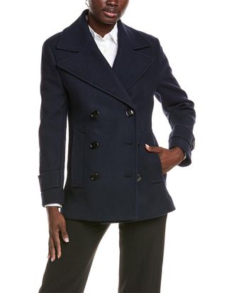 HUGO BOSS Capeaka Wool-Blend Coat