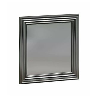 Dmora Dmora - Espejito Helion, Espejo, Objeto De Decoraci&oacute;n De Pared, Decoraci&oacute;n De Espejo, 40x3h40 Cm, Plata, Con Embalaje Reforzado