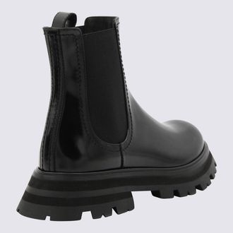 Alexander McQueen Womens Boots Black-Black _cover Le - Sole Black/black