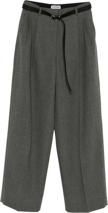 Jil Sander belted pants - Grey