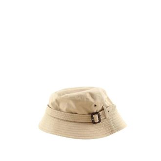 Burberry Cappello in cotone Pre-owned - - Pre-owned - Donna - Beige - ONE SIZE