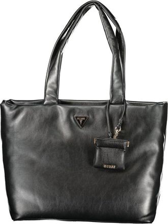Guess Black Polyurethane Womens Womens Handbag