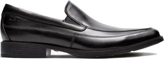 Clarks Zwarte leren loafers voor heren - Heren - Loafers - Zwart - 40 EU - Leer - Schoenen