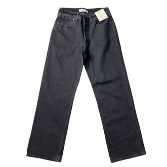 Abercrombie & Fitch Womens 90S Low Rise Baggy Jeans In Black