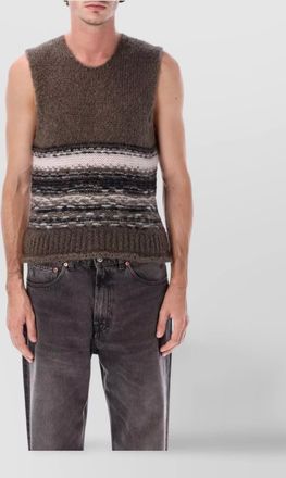 Our Legacy unique sleeveless knit tank top