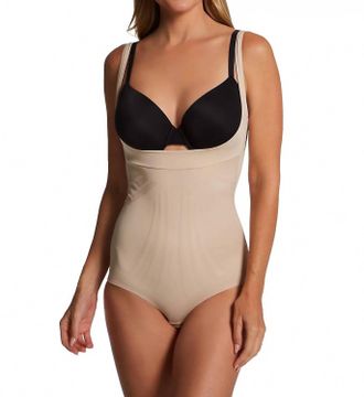 Miraclesuit Modern Miracle Torsette Bodybriefer In Beige