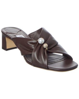 Jimmy Choo London Rafi 45 Leather Sandal