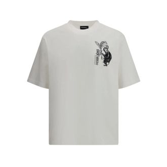 Dsquared2 Hombre, Camisetas, Blanco, Talla: L