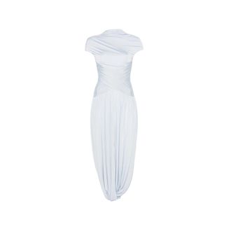 Self Portrait Pleated Midi Dress