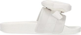 adidas Cloud White Pouchylette Pantoffels met Rits - Dames - Badpakken - Wit - 40 1/2 EU - Fitness