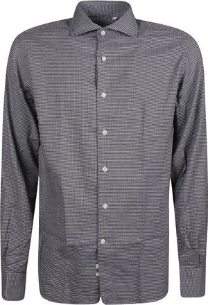 Orian Camisa de Manga Larga Regular Lavada - Shirts - Hombre - Azul - 2XS