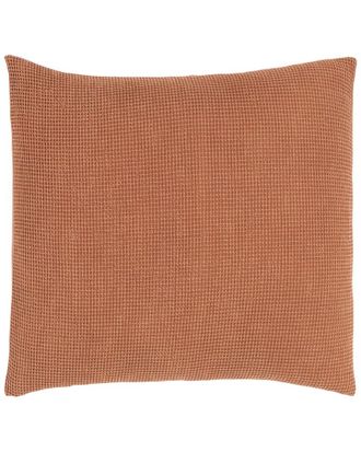 Surya Waffle Burnt Orange Euro Sham