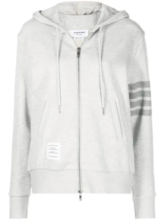 Thom Browne Hoodie met print - Grijs