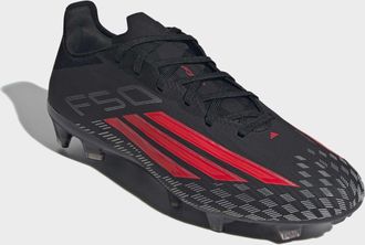 adidas Fussballschuh ADIDAS PERFORMANCE F50 PRO FG, Gr. 42,5, core schwarz, lucid rot, core schwarz, Synthetik, Textil, Schuhe Fussballschuh, Aussensohle f&uuml;r