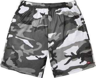 SUPREME SS26 Small Box Baggy Mesh Short Snow Camo SUP-SS26-264-SMO