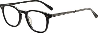 Garrett Leight Mens 49 mm Black Opticals