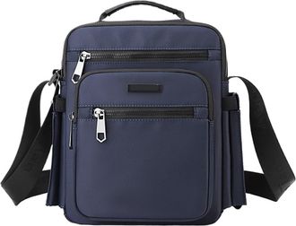 Generic Compatible For Mens Handbag Bag Crossbody Pouch Shoulder Stylish Elegant Small Casual(Blue)