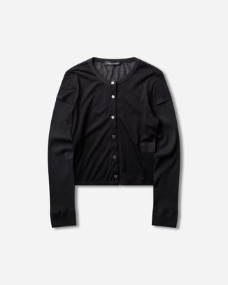 Our Legacy Women s Heat Longsleeve Top Black