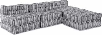 vidaXL Vidaxl - Almohada 4 Pcs Gris Claro 70 X 70 X 54 Cm Poli&eacute;ster